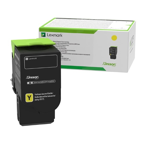 Government Lexmark Yellow Extra High Yield Return Program Toner Ctg